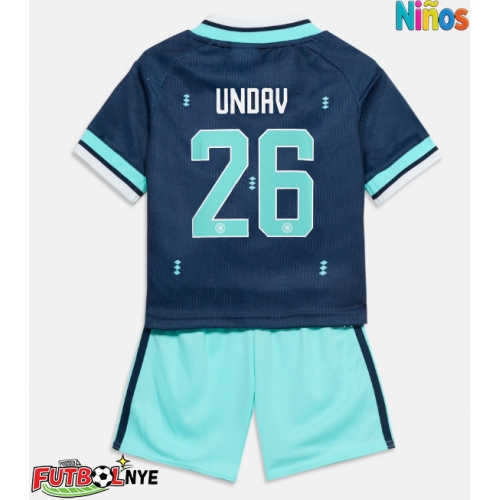 Camiseta Alemania Deniz Undav #26 Visitante Equipación para niños Mundial 2026 manga corta (+ pantalones cortos)